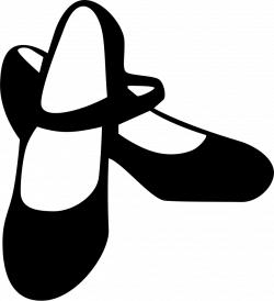 Flamenco Female Black Shoes Svg Png Icon Free Download (#59680 ...