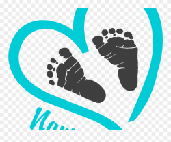 Free Baby Winsome Ideas - Heart With Baby Footprints Clipart ...