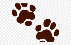 Footprint Clipart Lion - Animal Track - Png Download ...