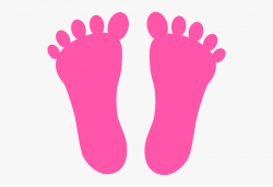There Is 38 Purple Baby Footprints Free Cliparts All - Baby ...