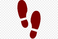Red Circle clipart - Footprint, Red, Line, transparent clip art