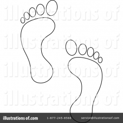 Footprint Line Drawing at PaintingValley.com | Explore ...