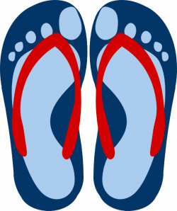 clipartist.net » Clip Art » Flipflops Footprint SVG