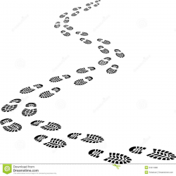 Walking Footprints Free Clipart
