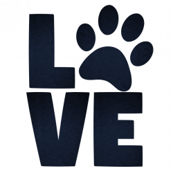 Dog Foot Prints Logo#4656102 - Shop of Clipart Library