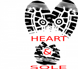 heart Footprints Clip Art | Heart Sole Shoe clip art | crafts ...