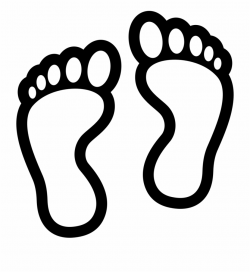 Footprints Comments - Feet Clipart Black And White ...