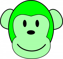 Green Monkey Clip Art at Clker.com - vector clip art online, royalty ...