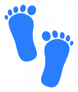 Baby feet baby footprints blue clipart free pictures wikiclipart ...