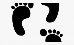 Footsteps Clipart Human Footprint - Foot Print, Cliparts ...