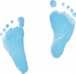 Blue Baby Feet Clipart (46+)