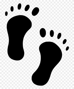 Clip Free Library Footsteps Clipart Border - Foot Step Icon ...
