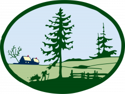 Clipart - country scene