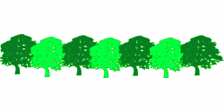 Green clipart forest trees collection
