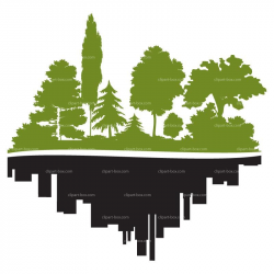 forest in the city clipart - Google Search | Wall Mural ...