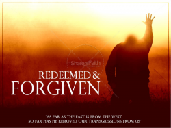 Redeemed Forgiven Christian PowerPoint | Lent PowerPoints