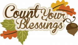 Collection of 14 free Blessed clipart count your blessing. Download ...