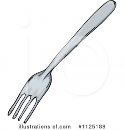 Fork Clipart #1125188 - Illustration by Graphics RF