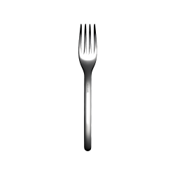 Fancy Fork PNG Black And White Transparent Fancy Fork Black And ...