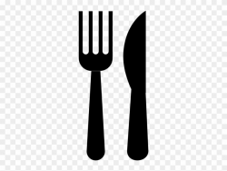 Knife And Fork Clip Art - Fork And Knife Clipart Black And ...