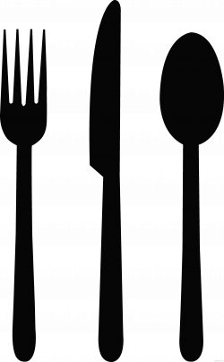 Knife Fork and Spoon Clipart - ClipartBlack.com