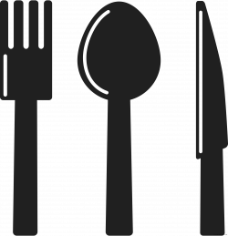 Fork Knife and Spoon Clipart - ClipartBlack.com