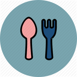 cute spoon and fork icon clipart Spoon Fork Knife clipart ...