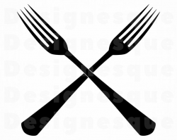 Fork Logo SVG, Fork SVG, Kitchen, Cook, Fork Clipart, Fork Files for  Cricut, Fork Cut Files For Silhouette, Fork Dxf, Fork Png, Eps, Vector