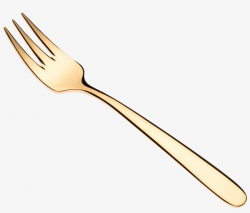 Fork Clipart Gold Fork - Fork - Free Transparent PNG ...