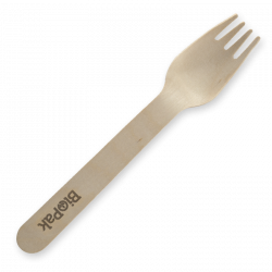 16cm Wood Fork - BioPak