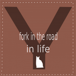 Clipart - fork in the road