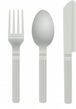 Clipart - fork and spoon