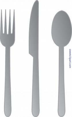 Fork Knife Spoon Clip Art - Sweet Clip Art