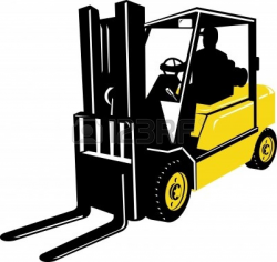 Forklift Driver Clipart