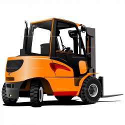 Free Forklift Clipart