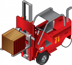 Forklift Truck Clip Art at Clker.com - vector clip art online ...