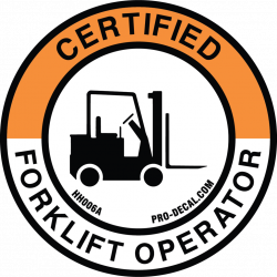 Certified Forklift Operator 2.5
