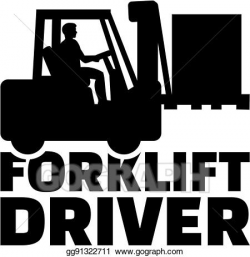 Vector Illustration - Forklift driver. EPS Clipart ...