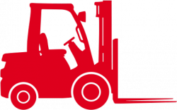 Download Forklift Red Clipart PNG Image with No Background ...