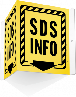SDS Signs | MSDS Signs | Material Safety Data Sheet Signs