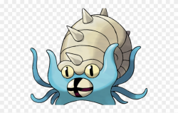 Fossil Clipart Discovered - Omastar Pokemon Go - Png ...