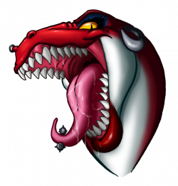 Jaws of doom (or delight?)-Fossil's art by Crovirus -- Fur Affinity ...