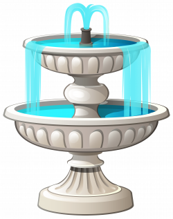 38 Garden Water Fountain Clipart, Garden Silhouette Clip Art (31 ...