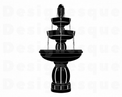 Fountain SVG, Fountain Clipart, Fountain Files for Cricut, Fountain Cut  Files For Silhouette, Fountain Dxf, Fountain Png, Eps, Vector