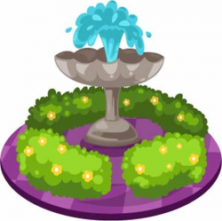 Garden Fountains-vector Landscape-free Vector Free Download