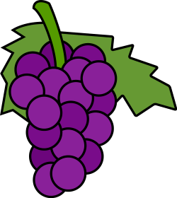 28+ Collection of Violet Grapes Clipart | High quality, free ...