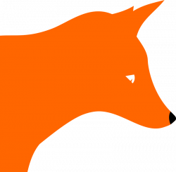 Clipart - Fox head by Rones