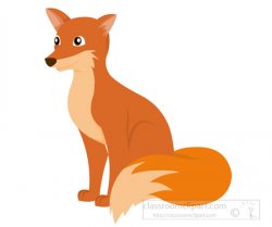 Fox clipart red fox large furry tail clipart jpg - ClipartPost