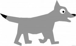 Grayscale Fox Animal free black white clipart images clipartblack ...