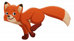 Red Fox clipart fox and the hound - Pencil and in color red fox ...